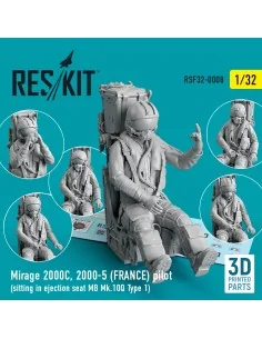 Mirage 2000C, 2000-5 (FRANCE) pilot sitting in ejection seat MB Mk....