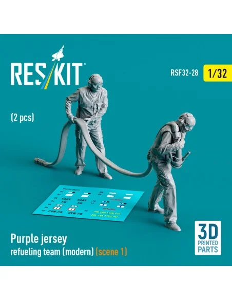 Purple jersey refueling team (modern) (scene 1) (2 pcs) (3D Printed...