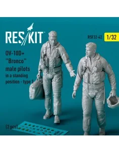 OV-10D+ Bronco male pilots (in a standing position - type 1) (2 pcs...