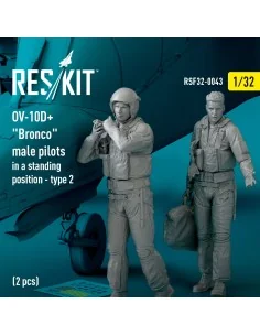 OV-10D+ Bronco male pilots (in a standing position - type 2) (2 pcs...