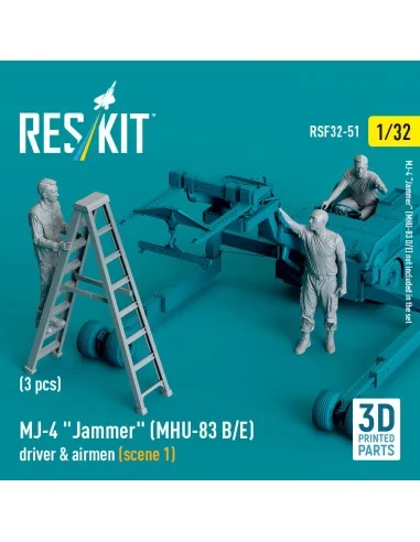 [NO_DESC] MJ-4 Jammer (MHU-83 B/E) driver & airmen (scene 1) (3 pcs...