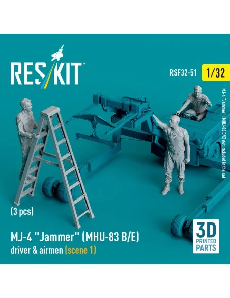 [NO_DESC] MJ-4 Jammer (MHU-83 B/E) driver & airmen (scene 1) (3 pcs...