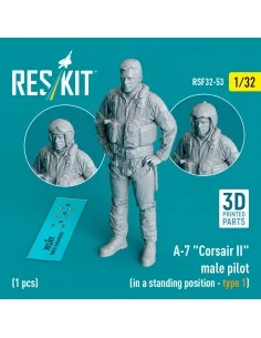 A-7 Corsair II male pilot (in a standing position - type 1) (1 pcs)...