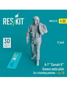 A-7 Corsair II Greece male pilot (in a standing position - type 2) ...