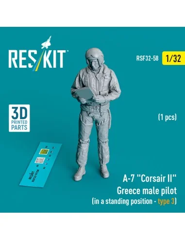 A-7 Corsair II Greece male pilot (in a standing position - type 3) ...