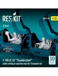 F-105F/G Thunderchief pilots sitting in ejection seat for Trumpeter... 2