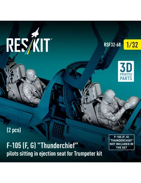 F-105F/G Thunderchief pilots sitting in ejection seat for Trumpeter...