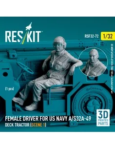 Female driver for US NAVY A/S32A-49 Deck Tractor (scene 1) (1 pcs) ... 2