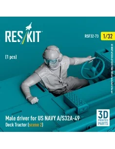 Male driver for US NAVY A/S32A-49 Deck Tractor (scene 2) (1 pcs) (3...