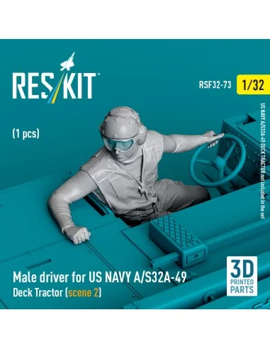 Male driver for US NAVY A/S32A-49 Deck Tractor (scene 2) (1 pcs) (3...