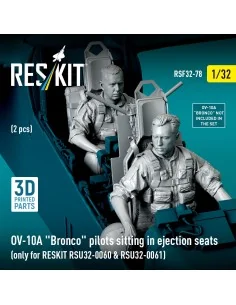 OV-10A Bronco pilots sitting in ejection seats (2 pcs) (only for RE... 2