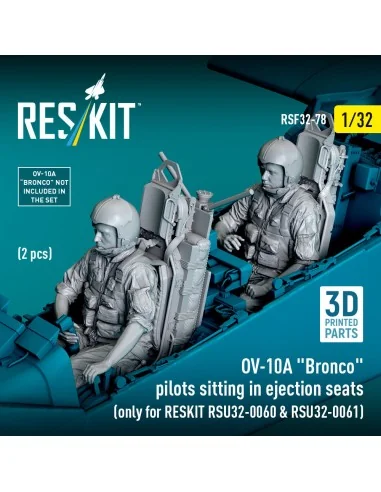 OV-10A Bronco pilots sitting in ejection seats (2 pcs) (only for RE...