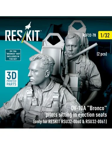 OV-10A Bronco pilots sitting in ejection seats (2 pcs) (only for RE...