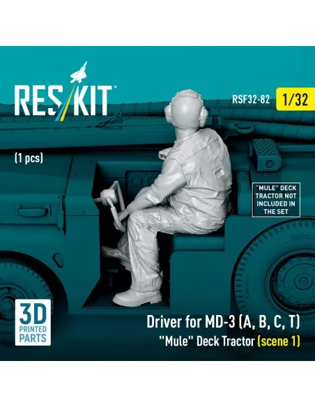 Driver for MD-3 (A, B, C, T) Mule Deck Tractor (scene 1) (1 pcs) (3...