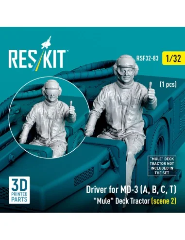 Driver for MD-3 (A, B, C, T) Mule Deck Tractor (scene 2) (1 pcs) (3...