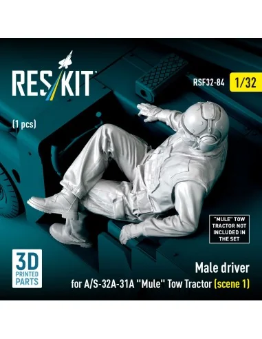 Male driver for A/S-32A-31A Mule Tow Tractor (scene 1) (1 pcs) (3D ...
