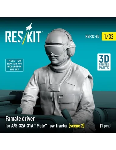 Female driver for A/S-32A-31A Mule Tow Tractor (scene 2) (1 pcs) (3...