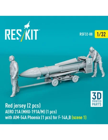 Red jersey (2 pcs) AERO 21A (MHU-191A/M) (1 pcs) with AIM-54A Phoen...