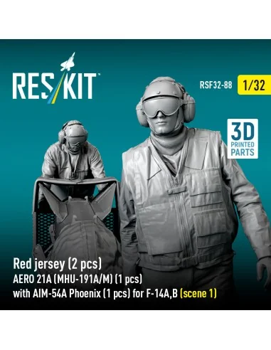 Red jersey (2 pcs) AERO 21A (MHU-191A/M) (1 pcs) with AIM-54A Phoen...