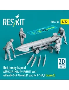 Red jersey (4 pcs) AERO 21A (MHU-191A/M) (1 pcs) with AIM-54A Phoen...