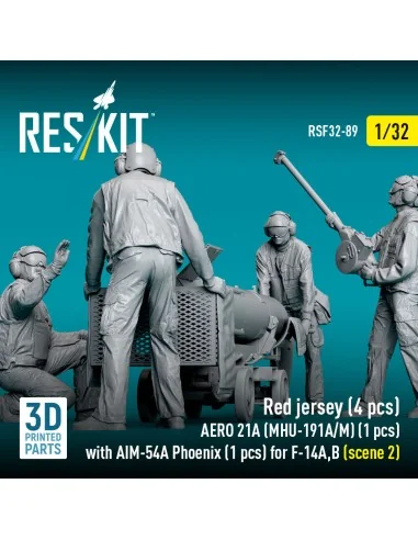 Red jersey (4 pcs) AERO 21A (MHU-191A/M) (1 pcs) with AIM-54A Phoen...