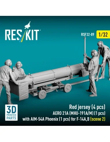 Red jersey (4 pcs) AERO 21A (MHU-191A/M) (1 pcs) with AIM-54A Phoen...
