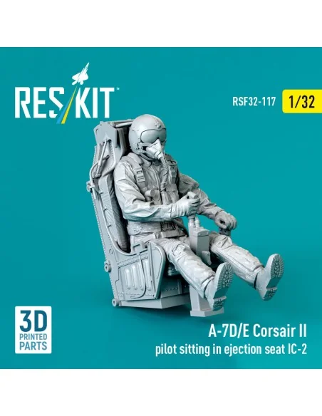 [NO_DESC] A-7D/E Corsair II pilot sitting in ejection seat IC-2 (3D...