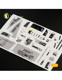 F-35C interior 3D decals for Trumpeter kit, 1/32 - Kelik K32009 2