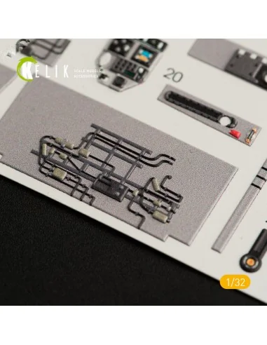 F-35C interior 3D decals for Trumpeter kit, 1/32 - Kelik K32009