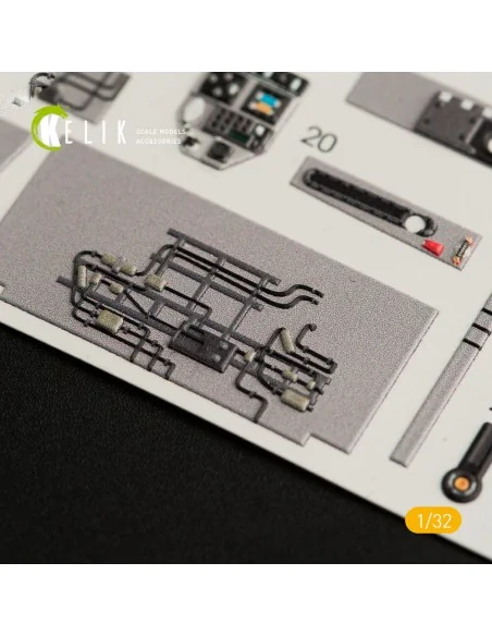F-35C interior 3D decals for Trumpeter kit, 1/32 - Kelik K32009