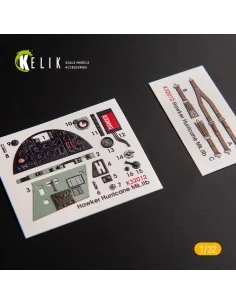 Hawker Hurricane Mk.IIB - Interior 3D Decal for Revell kit, 1/32 - ...