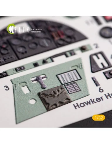[NO_DESC] Hawker Hurricane Mk.IIB - Interior 3D Decal for Revell ki...