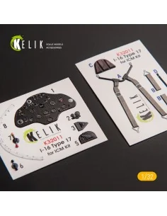 [NO_DESC] I-16 type 17 - Interior 3D Decal for ICM kit, 1/32 - Keli...