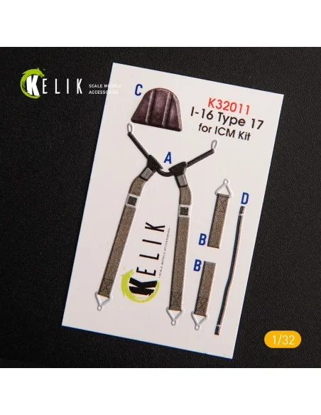 [NO_DESC] I-16 type 17 - Interior 3D Decal for ICM kit, 1/32 - Keli...