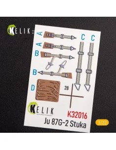 Junkers Ju 87 D/G Stuka - Interior 3D Decal for Trumpeter kit, 1/32... 2