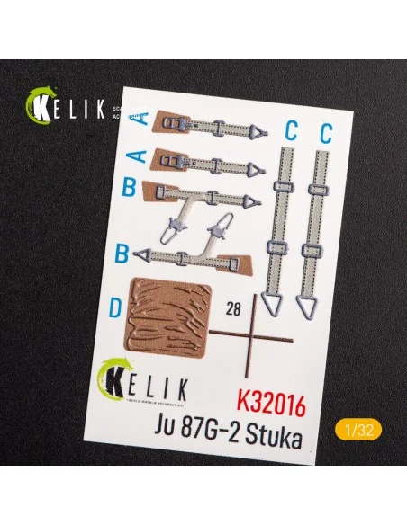 Junkers Ju 87 D/G Stuka - Interior 3D Decal for Trumpeter kit, 1/32...
