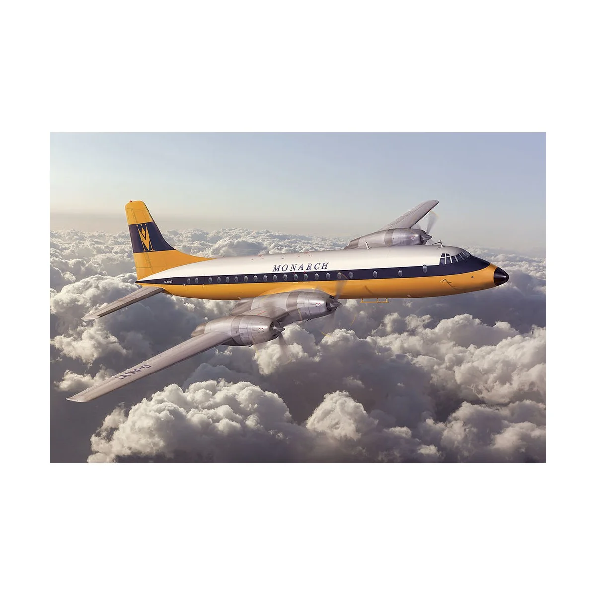 Bristol 175 Britannia Monarch Airlines, 1/144 - Roden 323 Bristol 175 Britannia Monarch Airlines, 1/144 - Roden 323