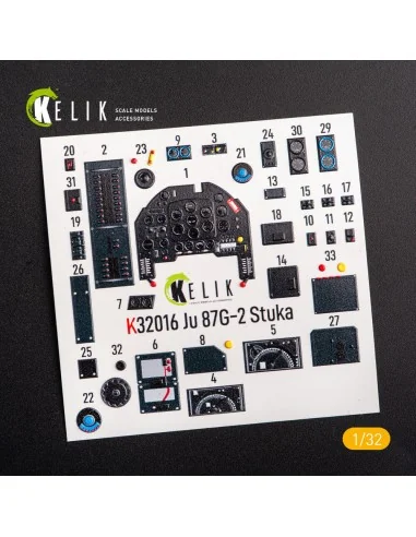 Junkers Ju 87 D/G Stuka - Interior 3D Decal for Trumpeter kit, 1/32...