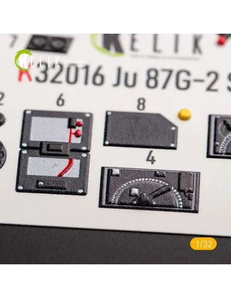 Junkers Ju 87 D/G Stuka - Interior 3D Decal for Trumpeter kit, 1/32...
