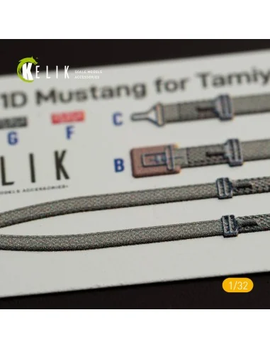 P-51D Mustang - Interior 3D Decal for Tamiya kit, 1/32 - Kelik K32015