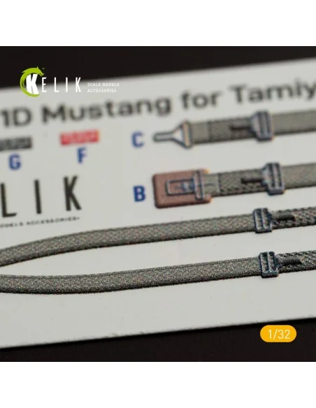 P-51D Mustang - Interior 3D Decal for Tamiya kit, 1/32 - Kelik K32015