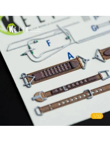A6M2B Zeke - Interior 3D Decal for Tamiya kit, 1/32 - Kelik K32017