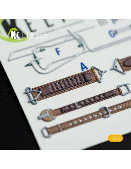 [NO_DESC] A6M2B Zeke - Interior 3D Decal for Tamiya kit, 1/32 - Kel...