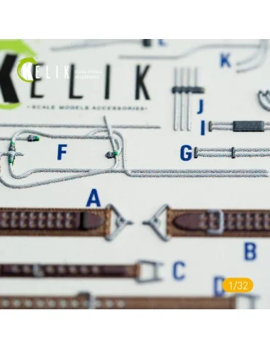 A6M2B Zeke - Interior 3D Decal for Tamiya kit, 1/32 - Kelik K32017