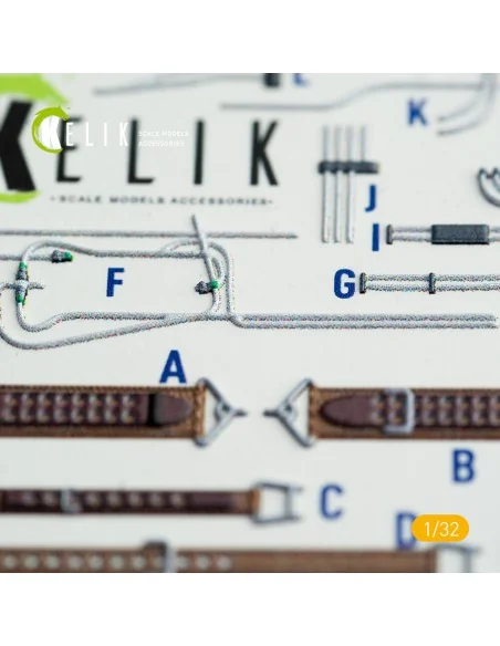 A6M2B Zeke - Interior 3D Decal for Tamiya kit, 1/32 - Kelik K32017