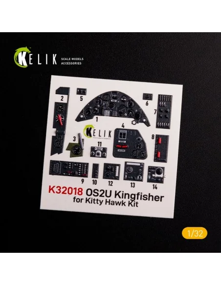 [NO_DESC] OS2U Kingfisher - Interior 3D Decal for Kitty Hawk/Zimi m...
