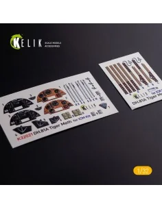 DH.81A Tiger Moth - Interior 3D Decal for ICM kit, 1/32 - Kelik K32021