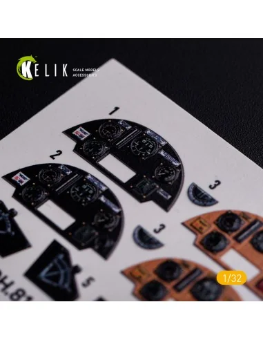 [NO_DESC] DH.81A Tiger Moth - Interior 3D Decal for ICM kit, 1/32 -...