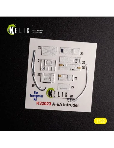 A-6A Intruder - interior 3D decals for Trumpeter kit, 1/32 - Kelik ...