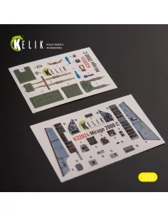 Mirage 2000C - interior 3D decals for Kitty Hawk/Zimi models kit, 1...